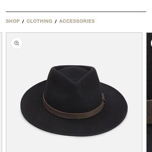 Barbour Black bushman hat